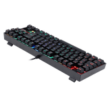 TECLADO MECÁNICO GAMER ALÁMBRICO  REDRAGON KUMARA NEGRO /TKL /SWITCH AZUL /ESPAÑOL /K552RGB-1-SP